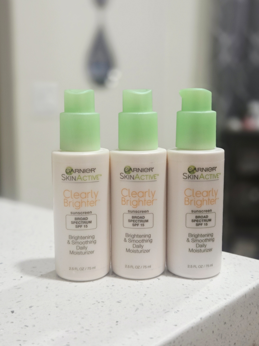 Garnier SPF15 Clearly Brighter Moisturizers X3